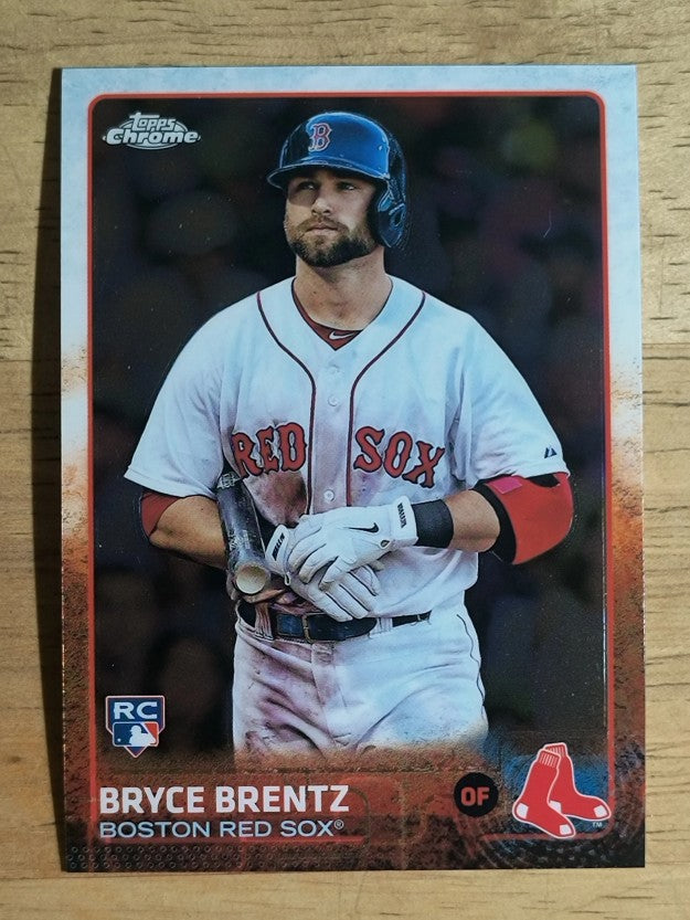 2015 Topps Chrome #69 Bryce Brentz RC