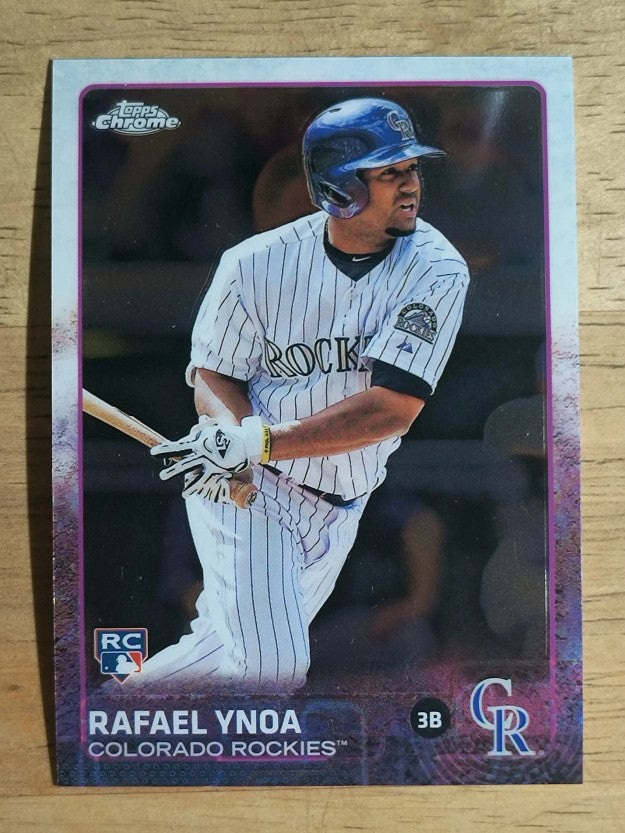 2015 Topps Chrome #108 Rafael Ynoa RC