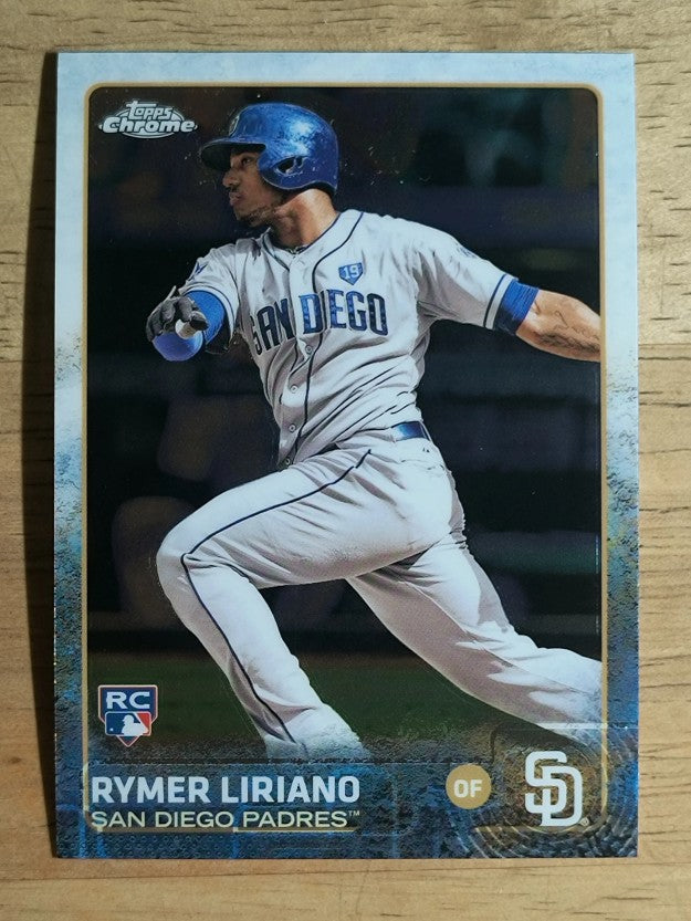 2015 Topps Chrome #116 Rymer Liriano RC