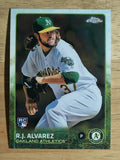 2015 Topps Chrome #120 R.J. Alvarez RC
