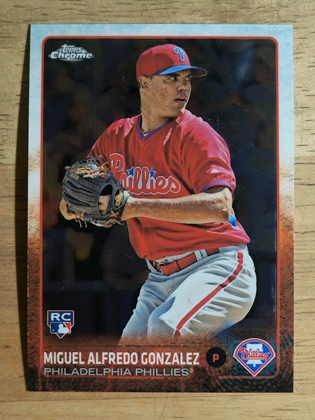 2015 Topps Chrome #131 Miguel Alfredo Gonzalez RC
