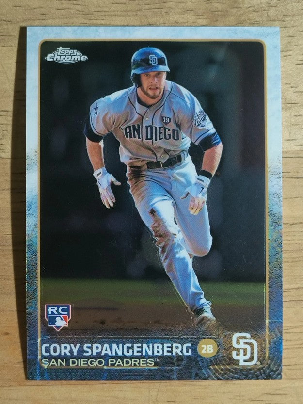 2015 Topps Chrome #132 Cory Spangenberg RC