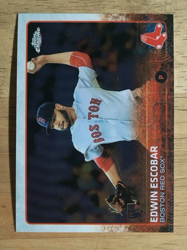 2015 Topps Chrome #168 Edwin Escobar RC