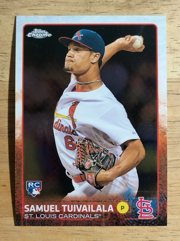 2015 Topps Chrome #174 Samuel Tuivailala RC