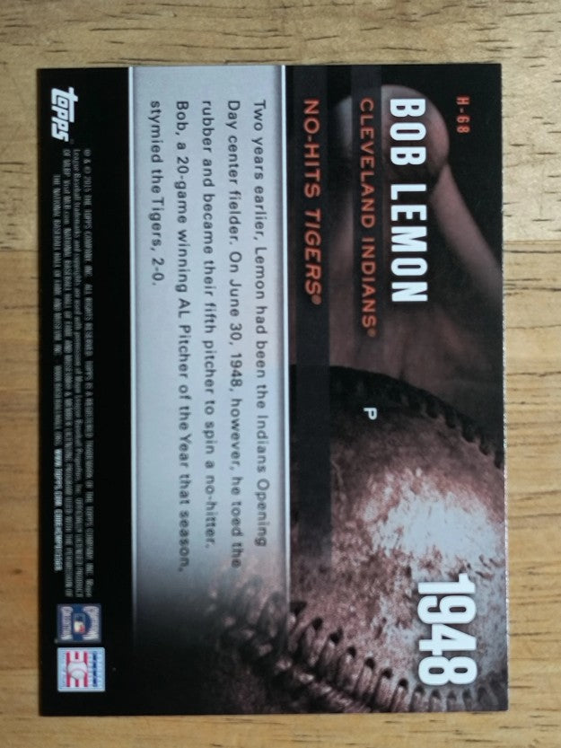 2015 Topps Highlight of the Year #H68 Bob Lemon UPD