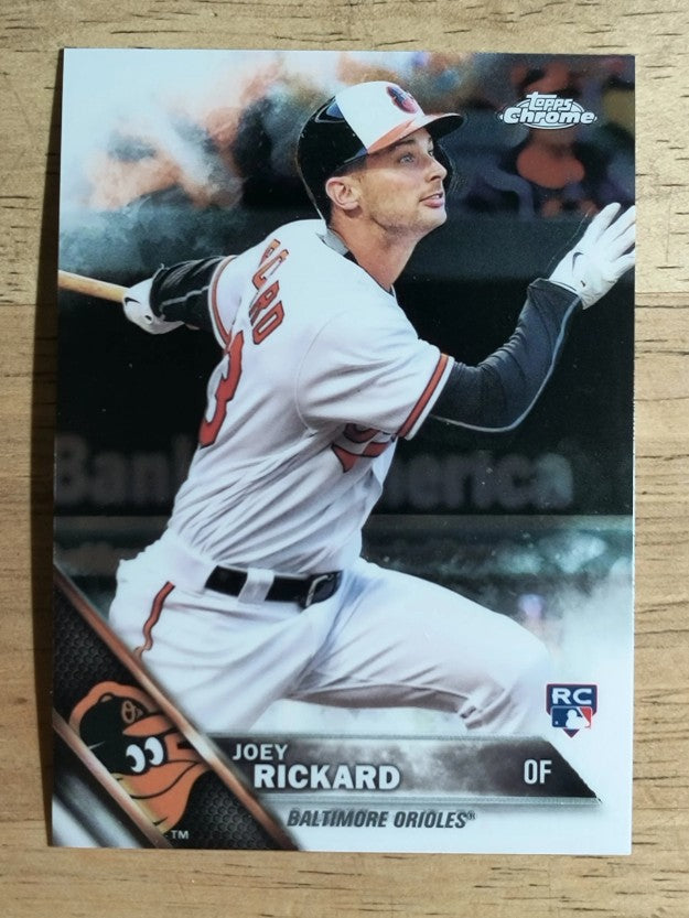 2016 Topps Chrome #41 Joey Rickard RC