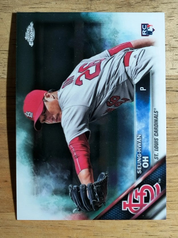2016 Topps Chrome #98 Seung-Hwan Oh RC