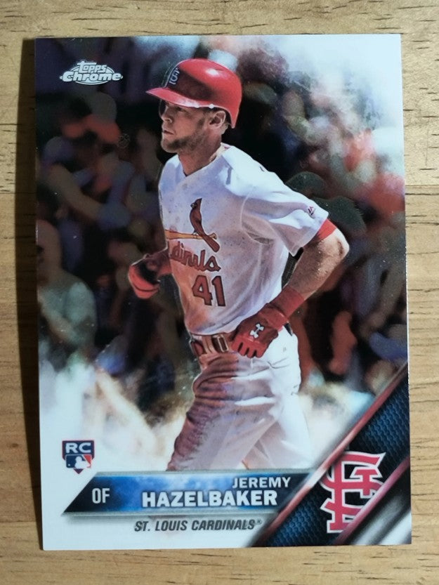 2016 Topps Chrome #110 Jeremy Hazelbaker RC