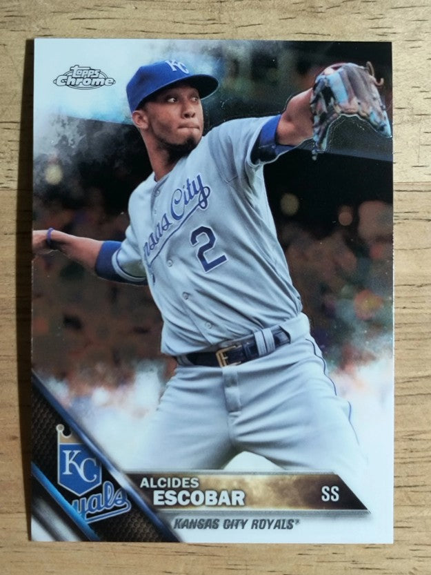 2016 Topps Chrome #117 Alcides Escobar