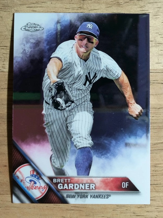 2016 Topps Chrome #123 Brett Gardner