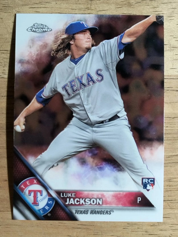2016 Topps Chrome #124 Luke Jackson RC