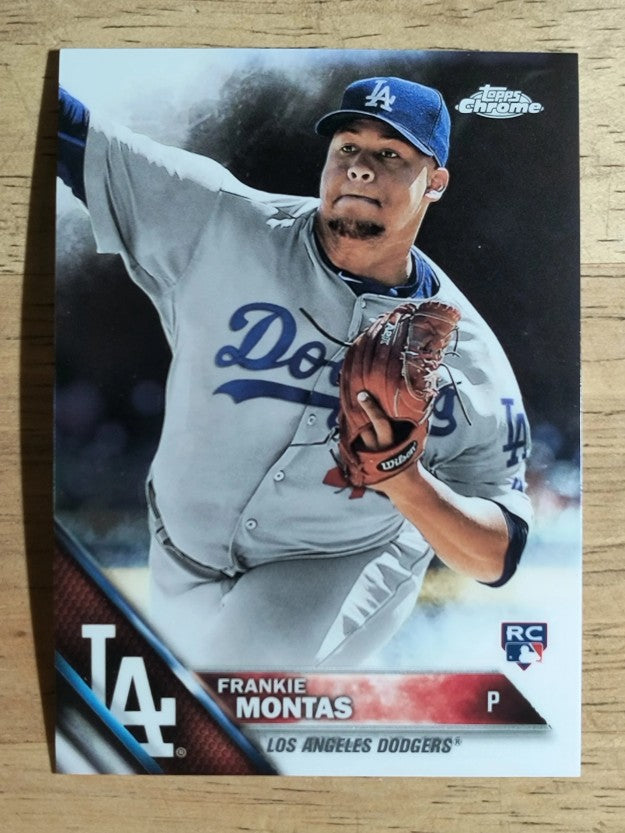 2016 Topps Chrome #130 Frankie Montas RC
