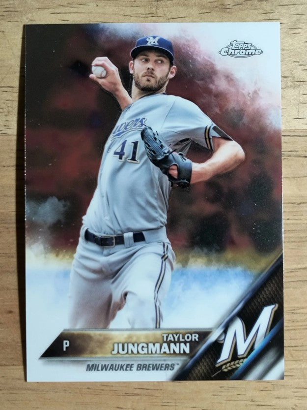 2016 Topps Chrome #160 Taylor Jungmann