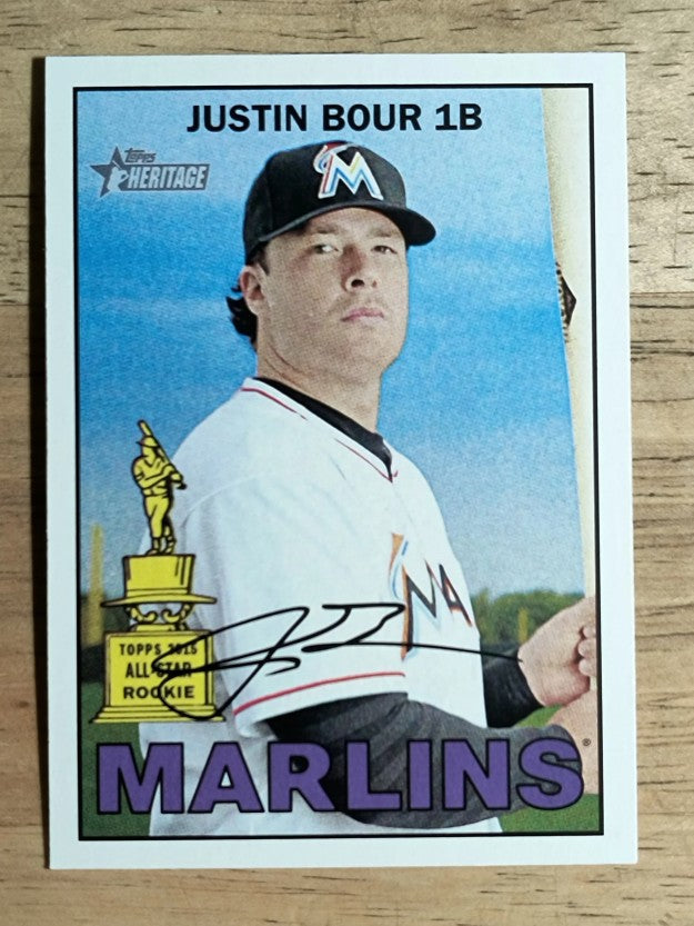 2016 Topps Heritage #42 Justin Bour