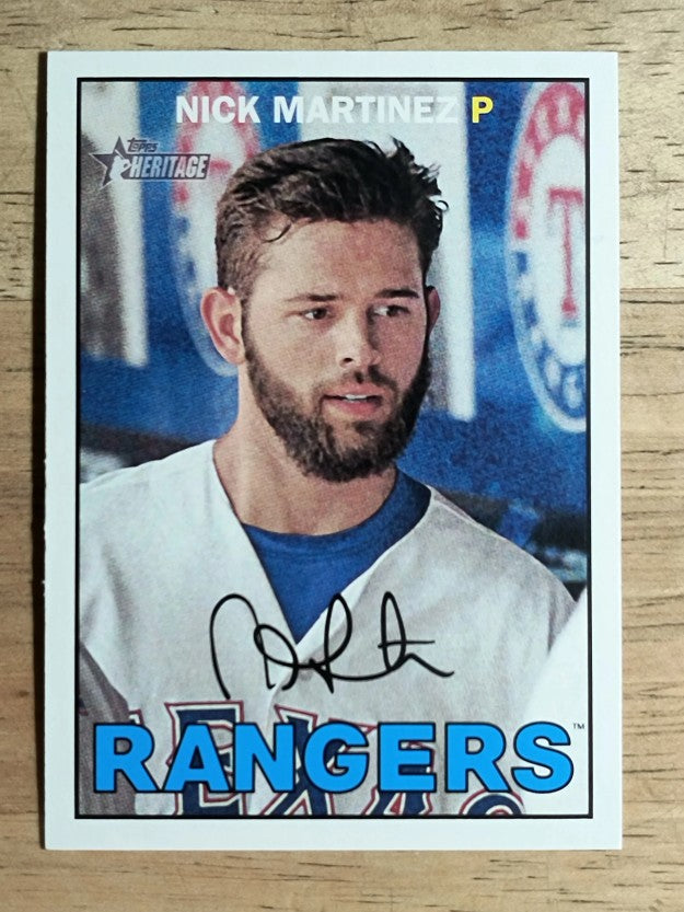 2016 Topps Heritage #65 Nick Martinez