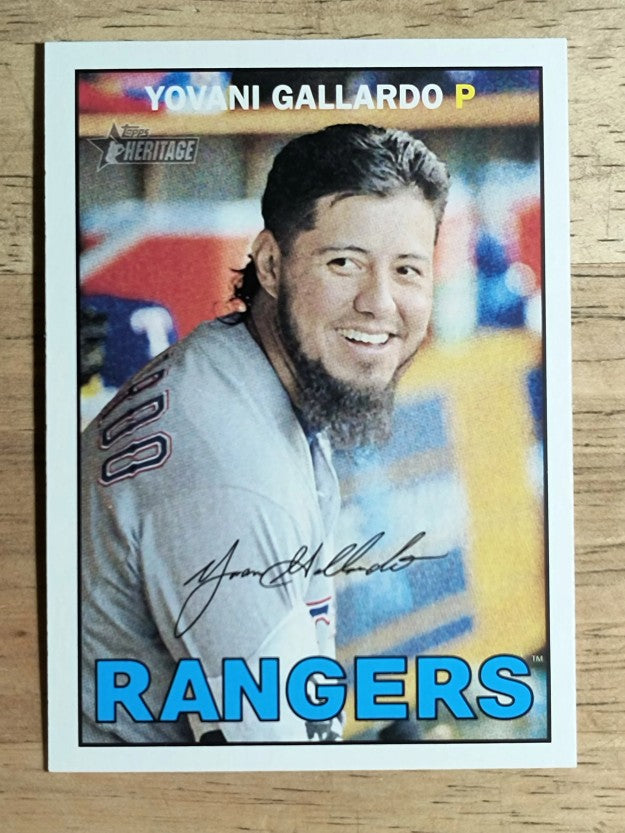 2016 Topps Heritage #158 Yovani Gallardo