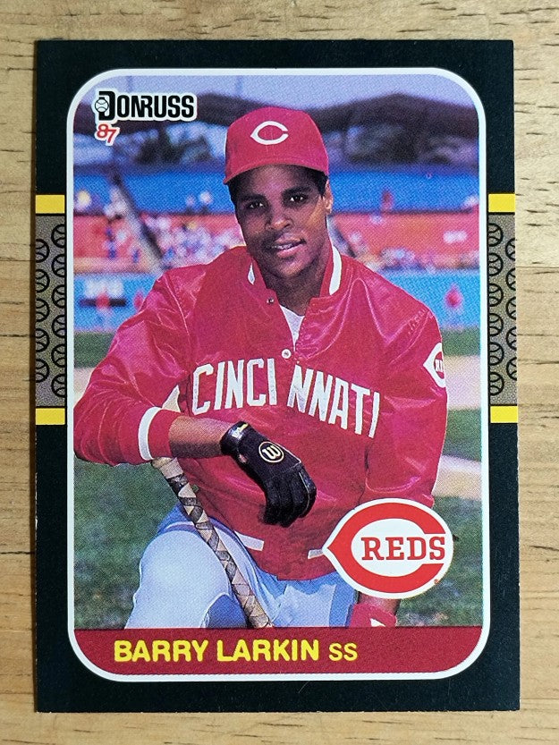1987 Donruss #492 Barry Larkin RC (NM)
