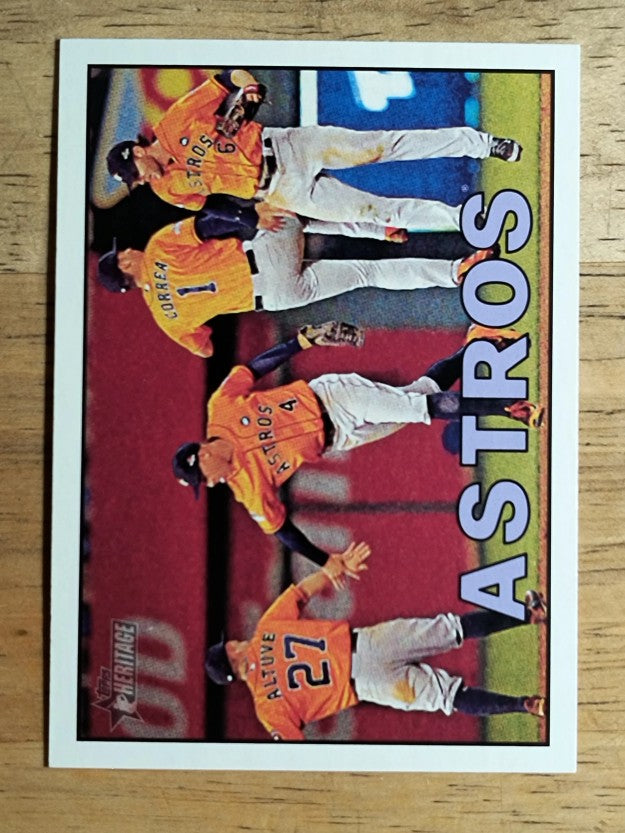 2016 Topps Heritage #351 Houston Astros