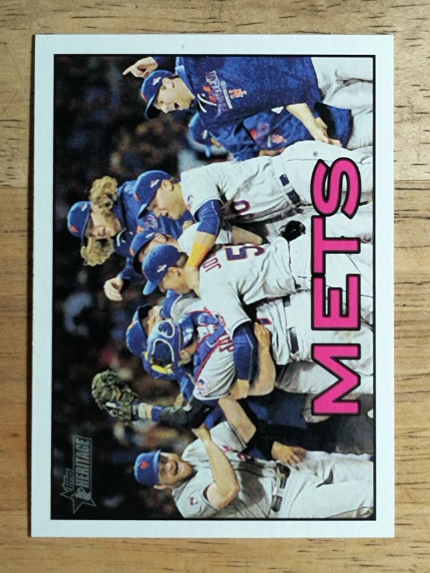 2016 Topps Heritage #358 New York Mets