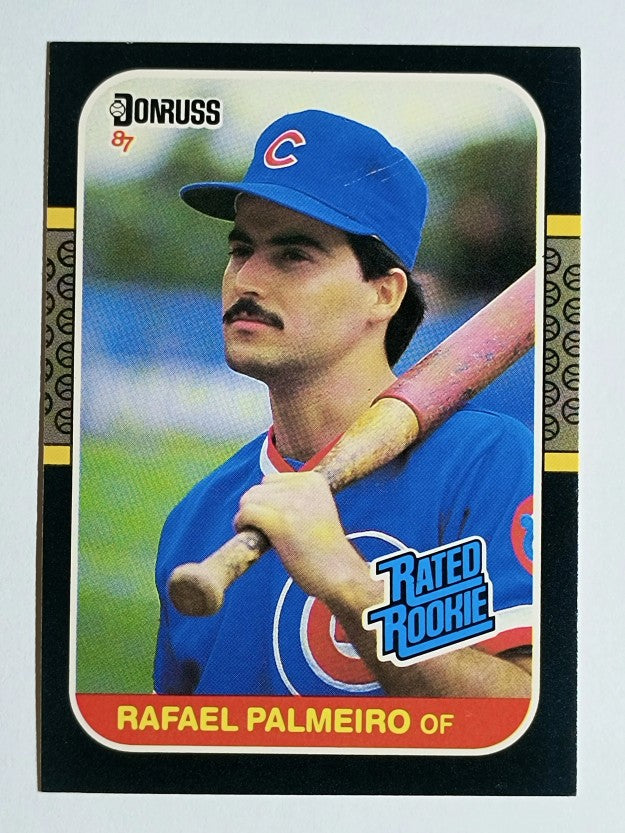1987 Donruss #43 Rafael Palmeiro RC (EXMT)