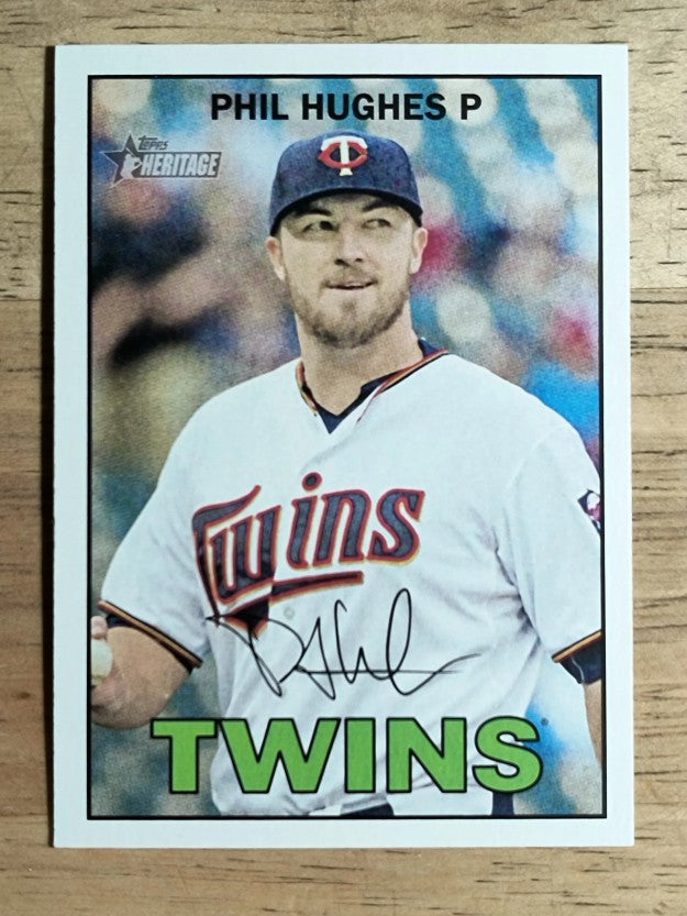 2016 Topps Heritage #380 Phil Hughes