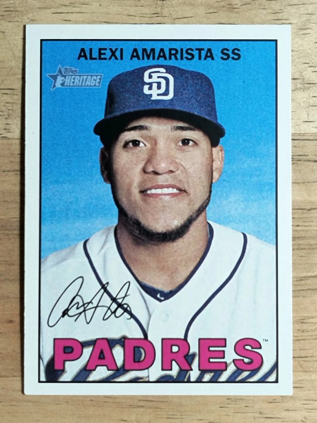 2016 Topps Heritage #406 Alexi Amarista