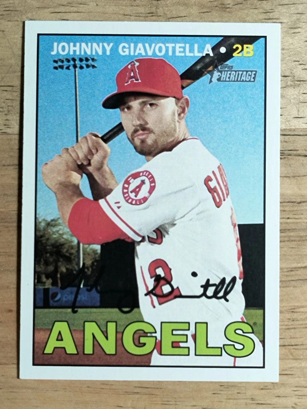 2016 Topps Heritage #660A Johnny Giavotella
