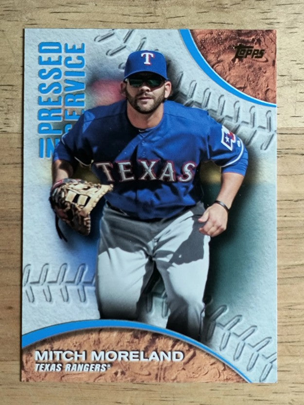 2016 Topps Pressed Into Service #PIS1 Mitch Moreland