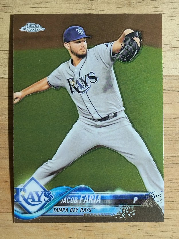 2018 Topps Chrome #57 Jacob Faria