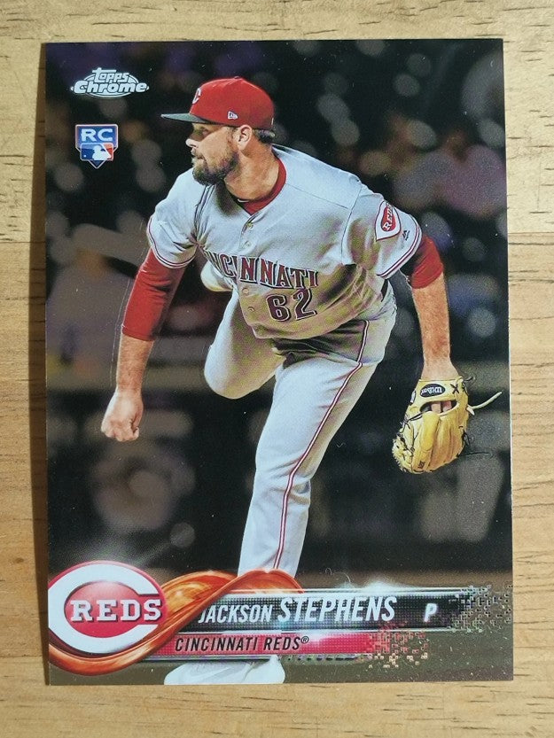 2018 Topps Chrome #110 Jackson Stephens RC