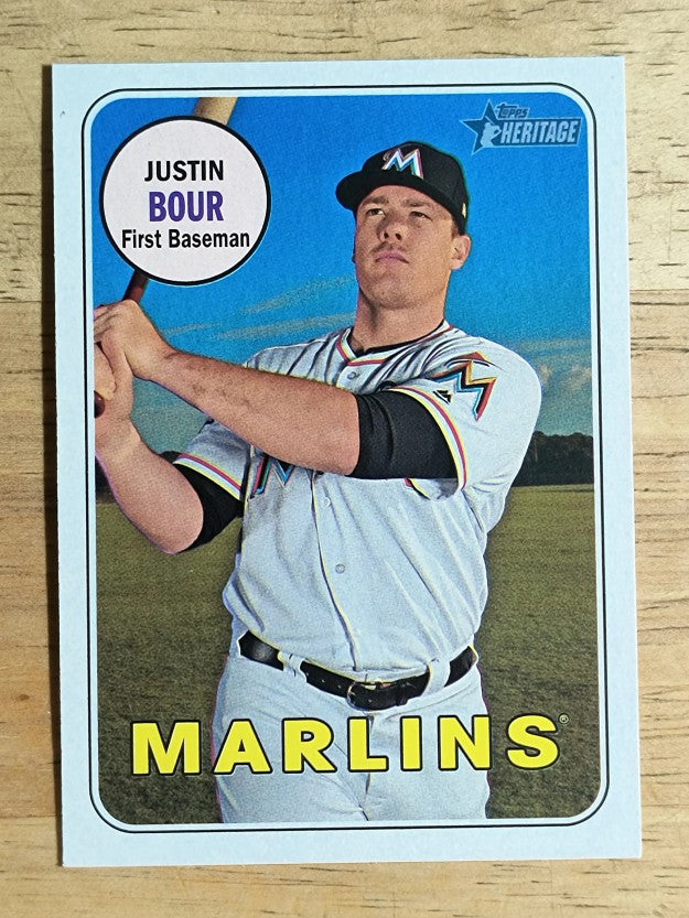 2018 Topps Heritage #113 Justin Bour