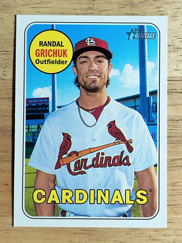 2018 Topps Heritage #129 Randal Grichuk