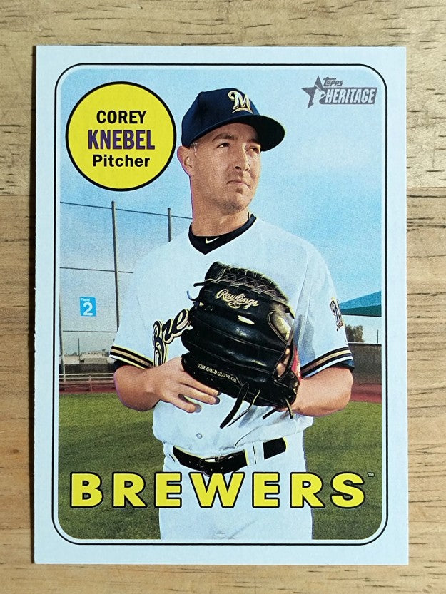2018 Topps Heritage #313 Corey Knebel