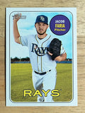 2018 Topps Heritage #342 Jacob Faria