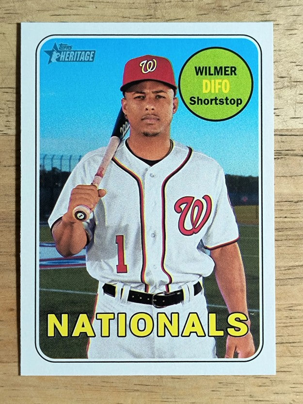 2018 Topps Heritage #359 Wilmer Difo