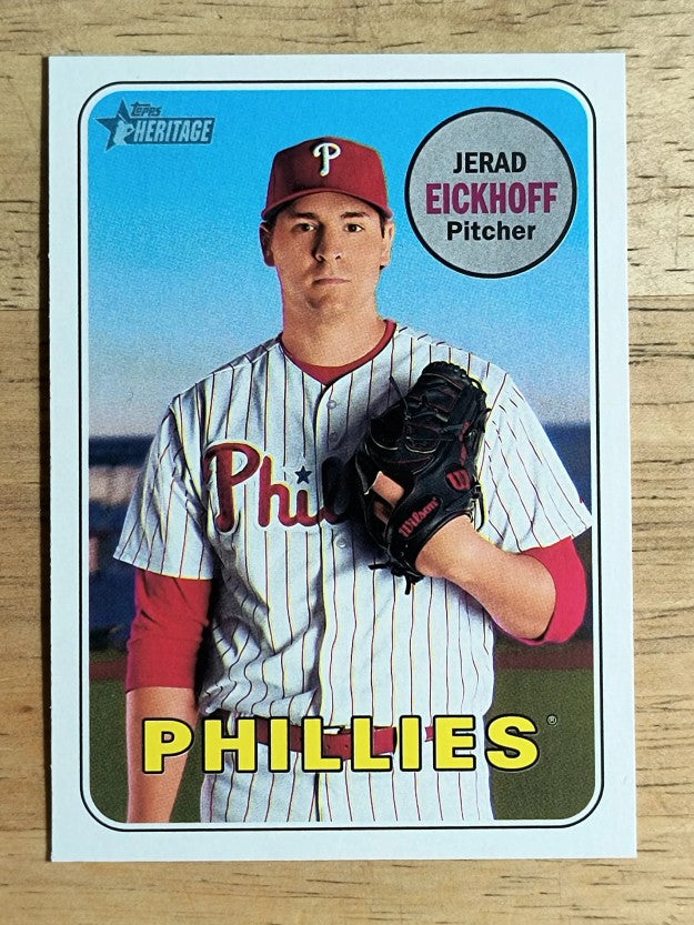 2018 Topps Heritage #392 Jerad Eickhoff