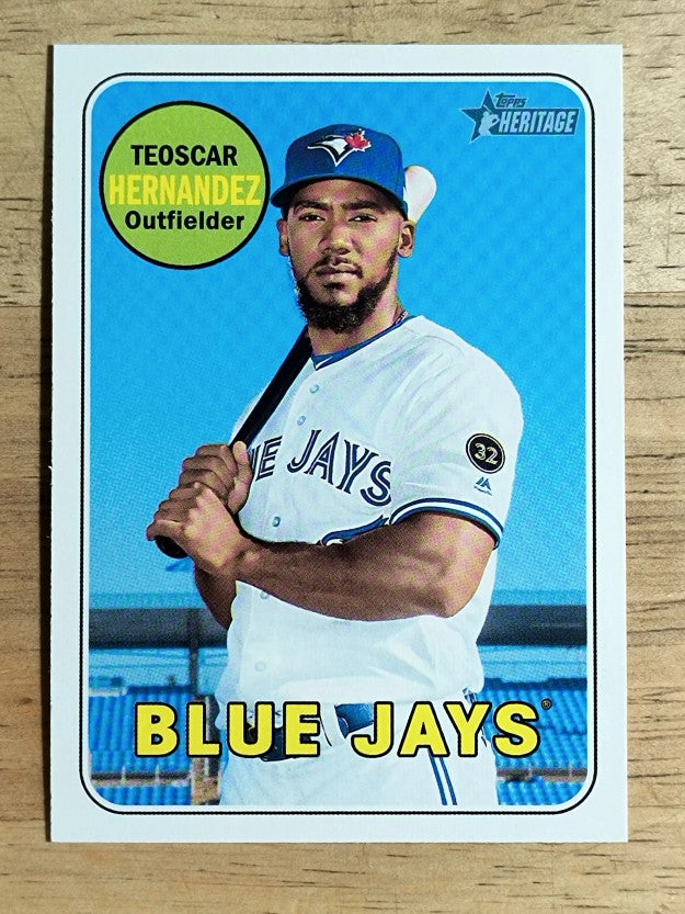 2018 Topps Heritage #564 Teoscar Hernandez
