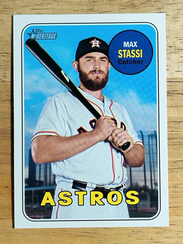 2018 Topps Heritage #573 Max Stassi