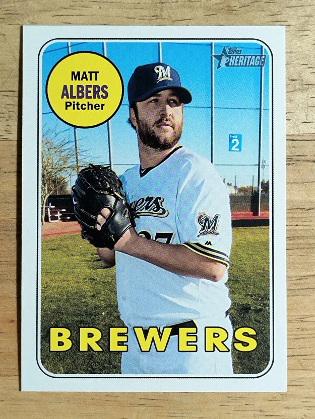 2018 Topps Heritage #601 Matt Albers