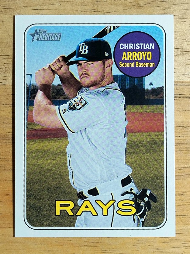 2018 Topps Heritage #613 Christian Arroyo