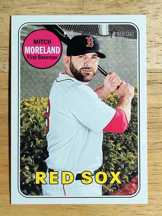 2018 Topps Heritage #625 Mitch Moreland