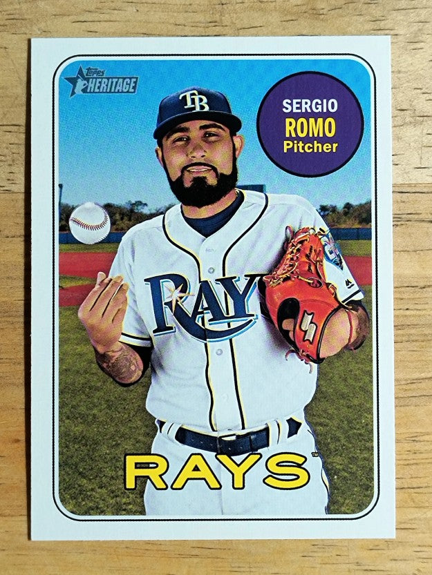 2018 Topps Heritage #632 Sergio Romo