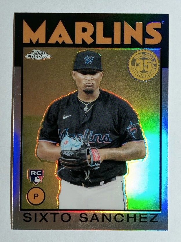2021 Topps Chrome '86 Topps #86BC12 Sixto Sanchez