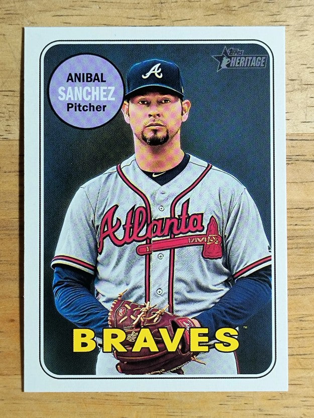 2018 Topps Heritage #639 Anibal Sanchez