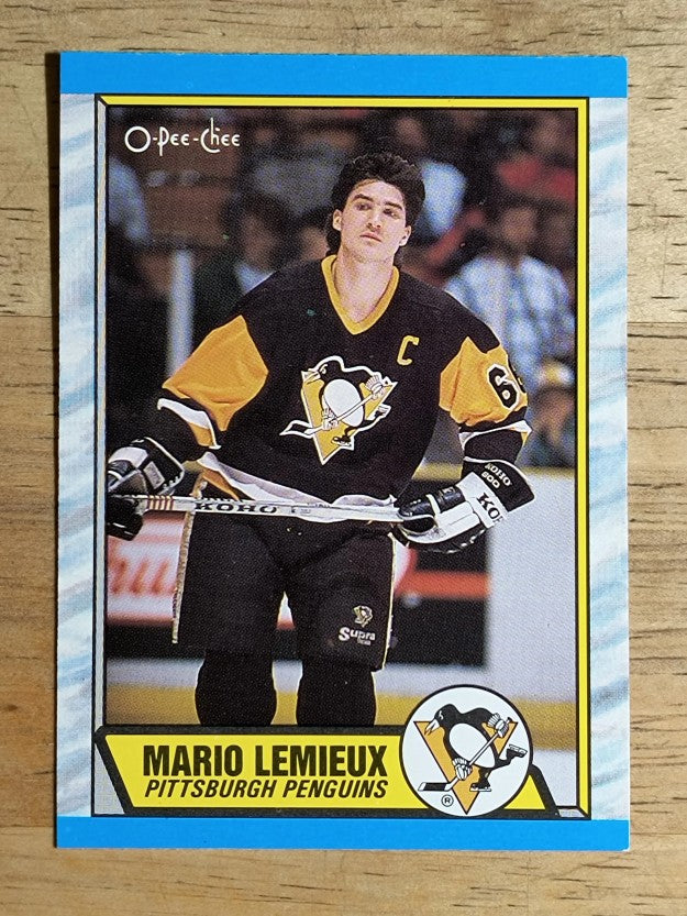 1989-90 O-Pee-Chee #1 Mario Lemieux (NM)