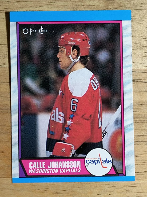 1989-90 O-Pee-Chee #16 Calle Johansson RC