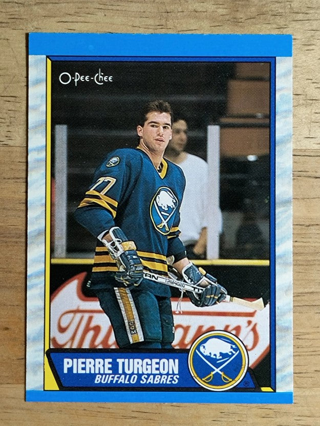 1989-90 O-Pee-Chee #25 Pierre Turgeon