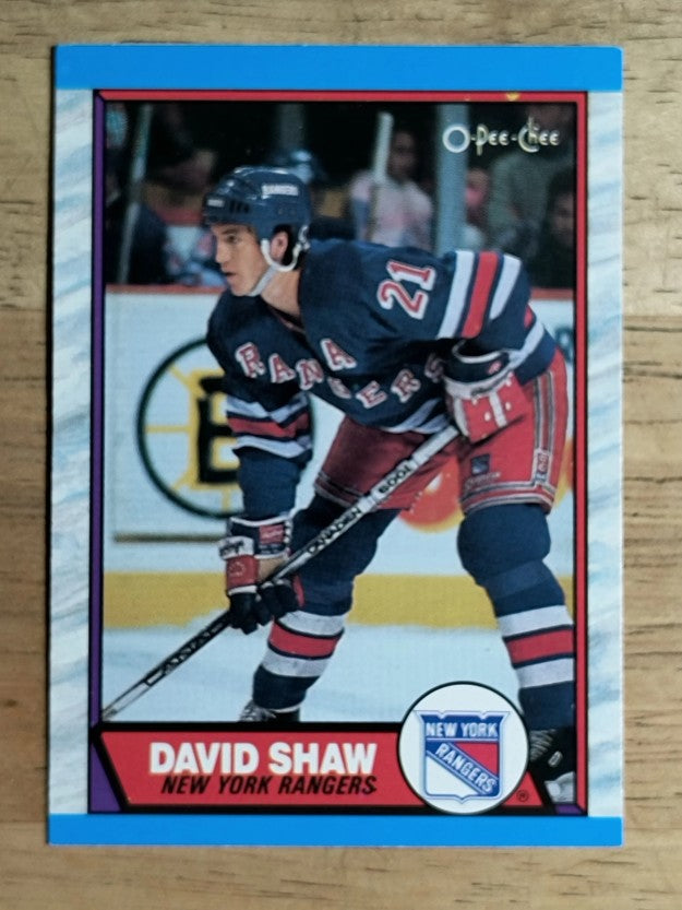 1989-90 O-Pee-Chee #39 David Shaw