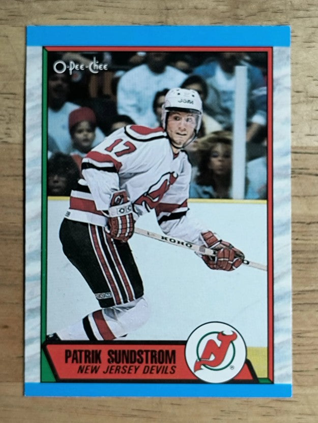 1989-90 O-Pee-Chee #56 Patrik Sundstrom