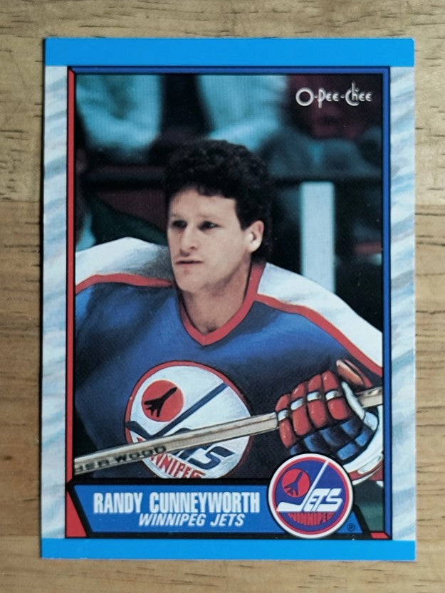 1989-90 O-Pee-Chee #63 Randy Cunneyworth